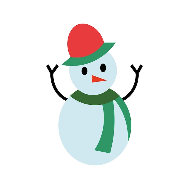 snowman vector icon