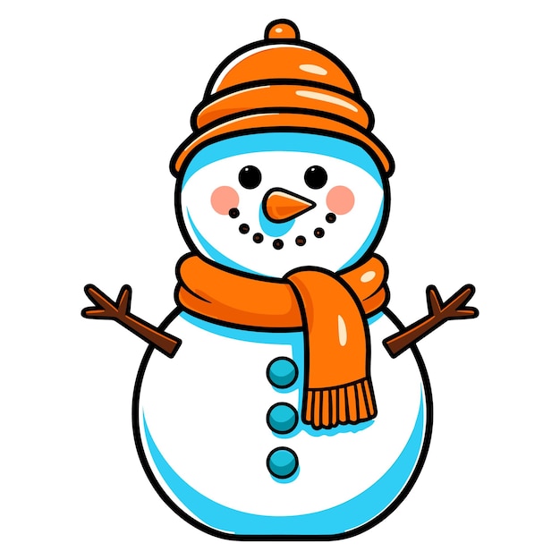 Snowman vector illustration