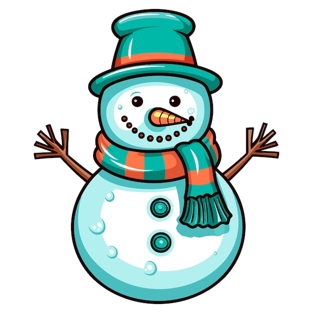 Snowman vector illustration