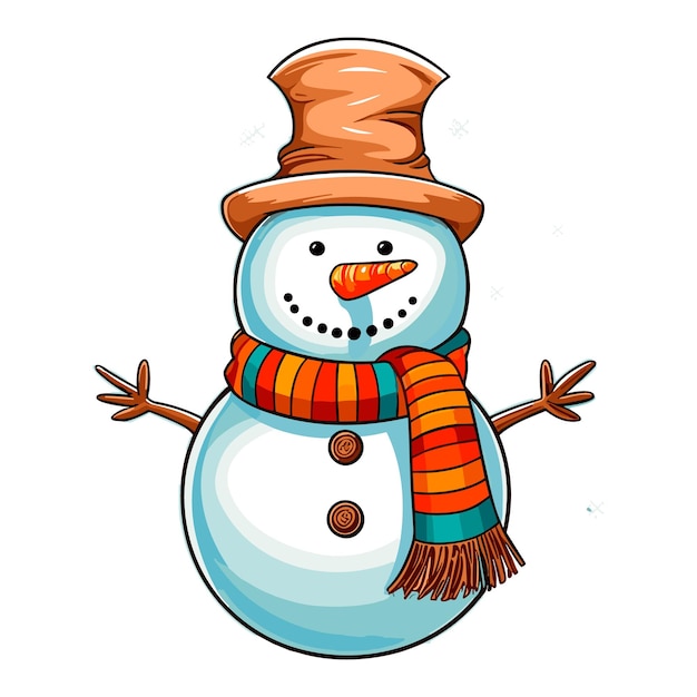 Snowman vector illustration