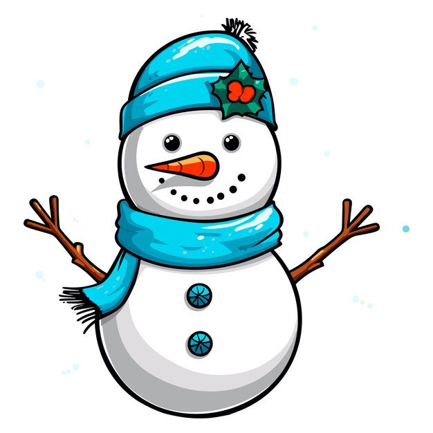 Snowman vector illustration