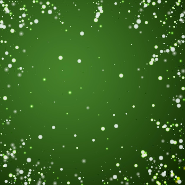 Vector snowy christmas background subtle flying snow