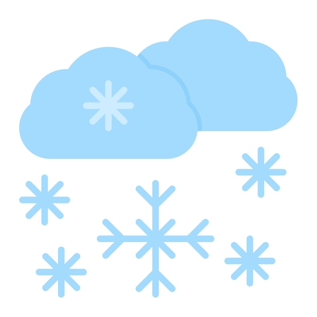 Snowy Vector Illustration Style