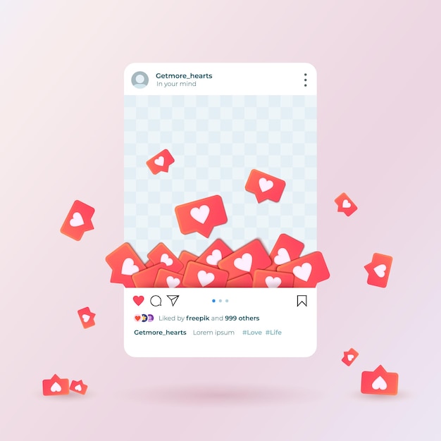 SNS Content Related Object Frame