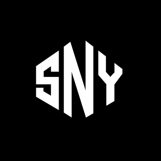 Vector sny letter logo ontwerp met veelhoek vorm sny veelhoek en kubus vorm logo ontwerp sny zeshoek vector logo sjabloon witte en zwarte kleuren sny monogram bedrijf en vastgoed logo
