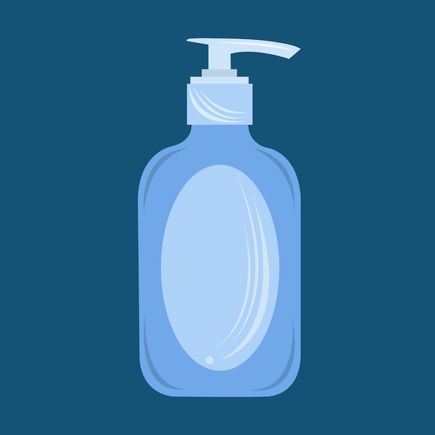 Soap bottle illustration