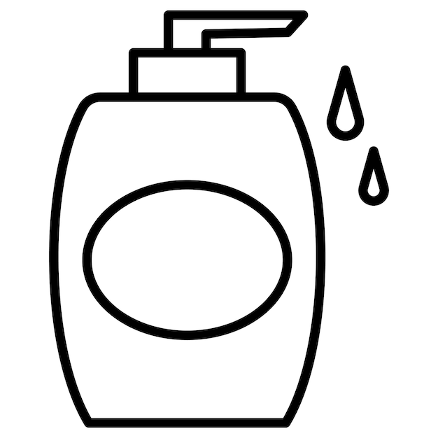 Soap Bottle Vector Illustration