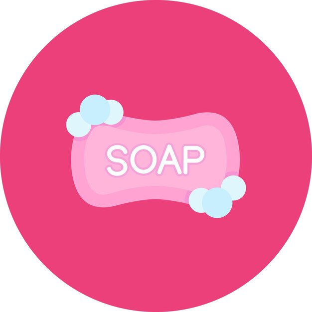 Vector soap flat illustration