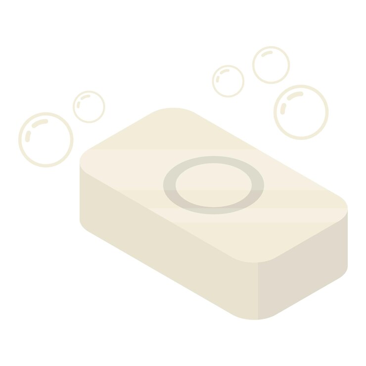 Vector soap icon isometric of soap vector icon for web design isolated on white background