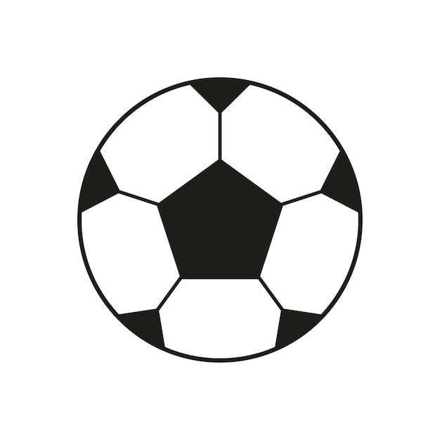 Soccer ball icon Football ball icon Vector illustration EPS 10 Stock image