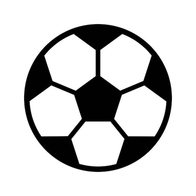 Soccer ball icon Football ball