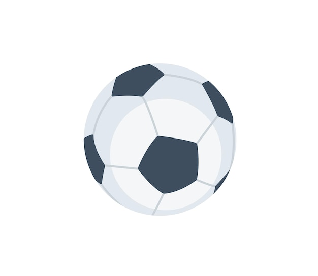 Vettore icona isolata del vettore del pallone da calcio. illustrazione di emoji del pallone da calcio. icona isolata del vettore del pallone da calcio