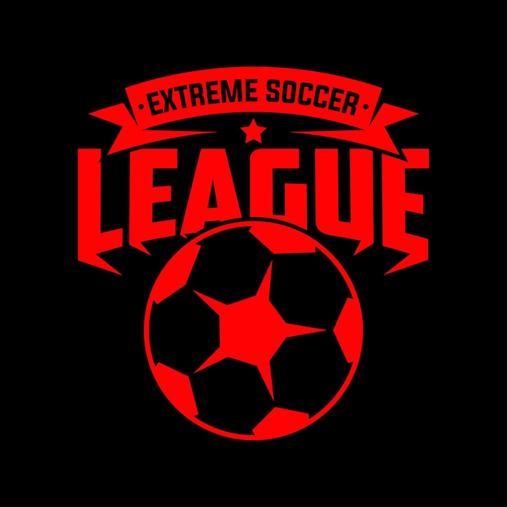 Soccer Basketball Typo gaming Free vector Logo Design