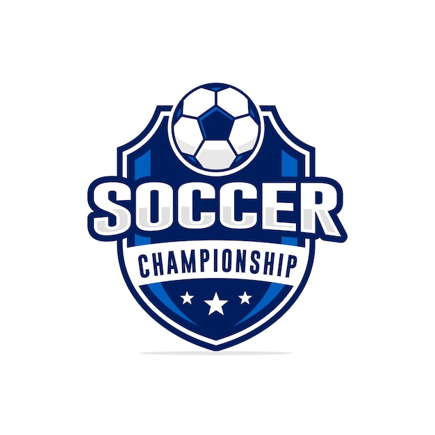 Vector soccer championship-logo