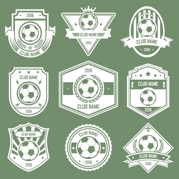 Soccer club emblems