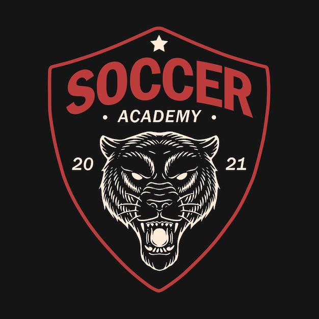 Soccer club logo template designs