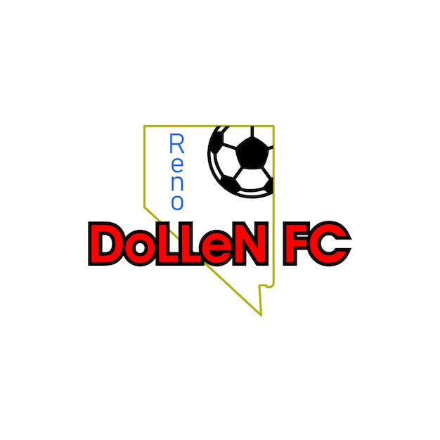 サッカー クラブのロゴのベクトルのデザイン テンプレート