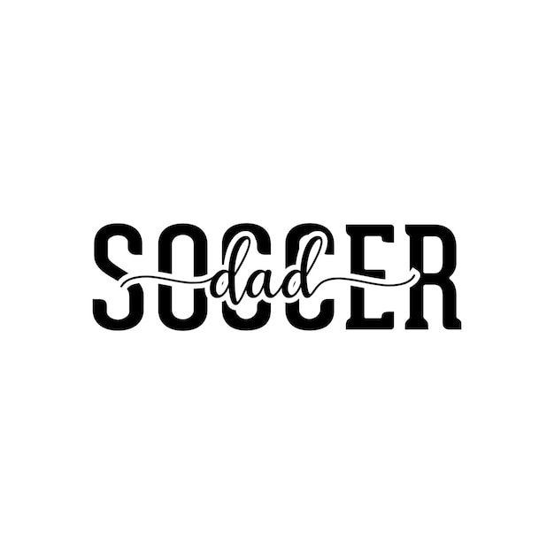 Soccer dad logo design