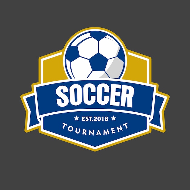 Soccer emblem logo
