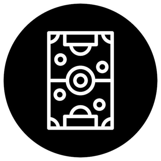 soccer field vector icon design illustration