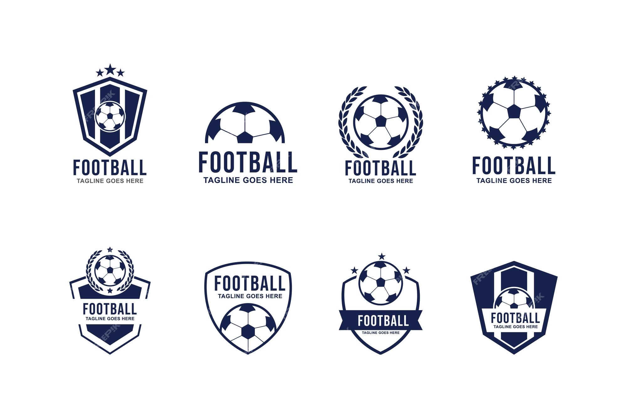 Premium Vector | Soccer football badge logo design templates sport ...