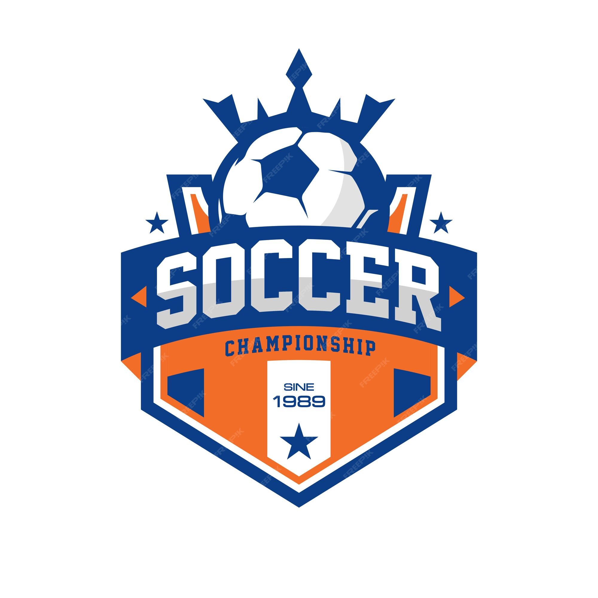 Premium Vector | Soccer football badge symbol design templates ...
