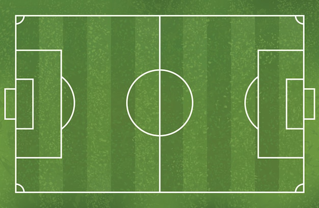 Vector soccer football field background.