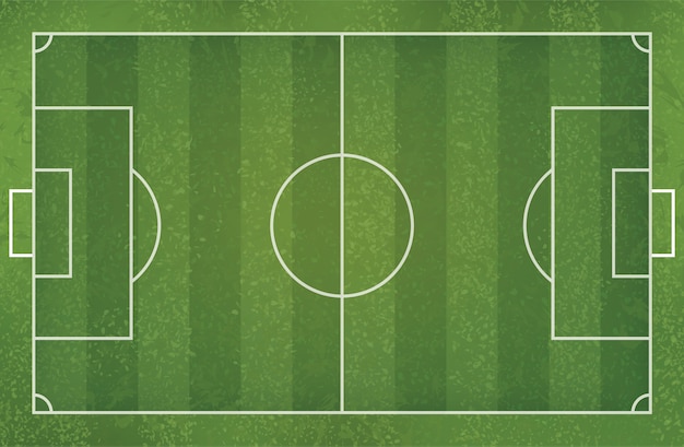 Vector soccer football field for background.