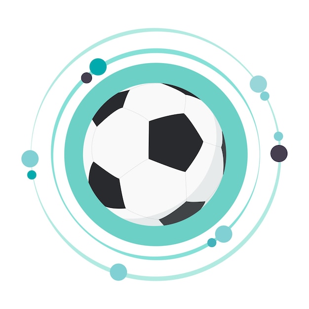 Vector soccer football futbol vector illustration graphic icon symbol