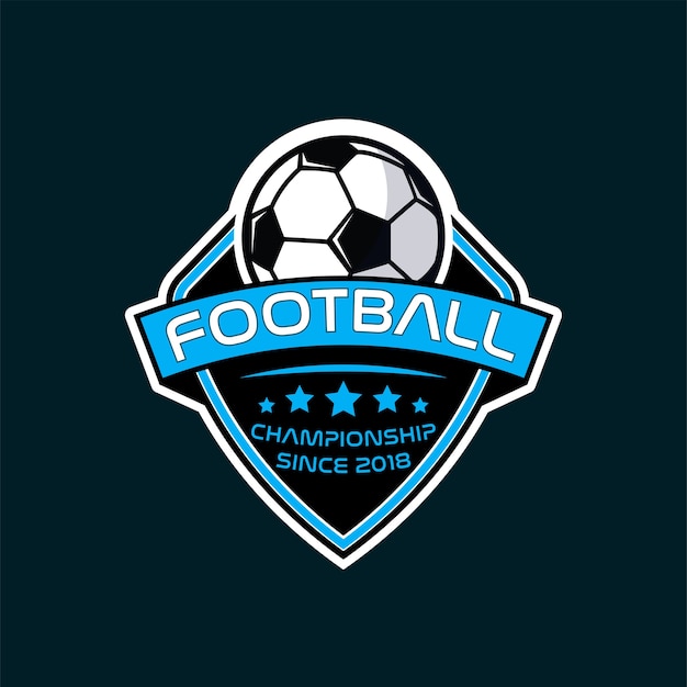 Vector soccer football logo badges