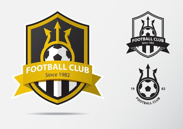 Soccer or football logo design