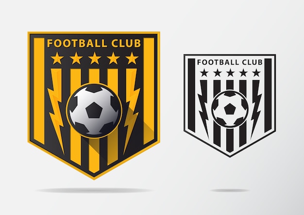 Soccer or football logo design