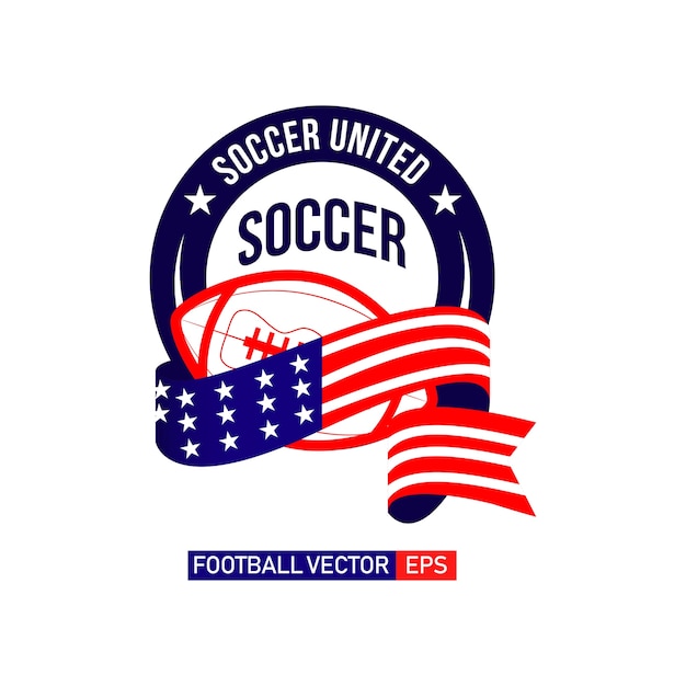 Vettore calcio calcio logo