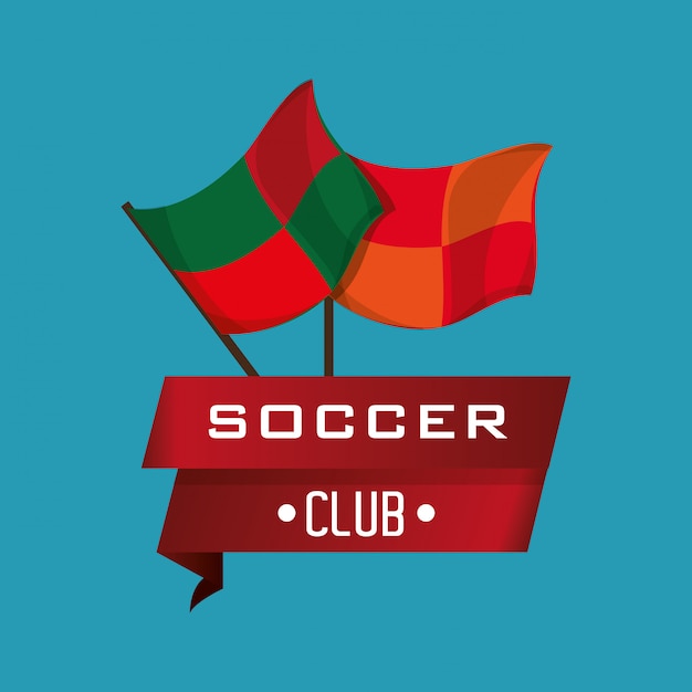 Vector soccer football related icons image