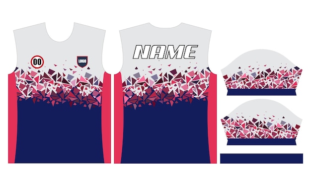 soccer jersey design for sublimation or football jersey design