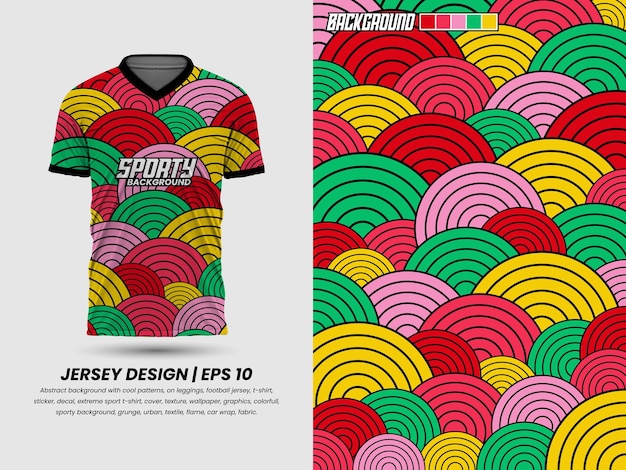 Soccer jersey design for sublimation, sport t shirt design