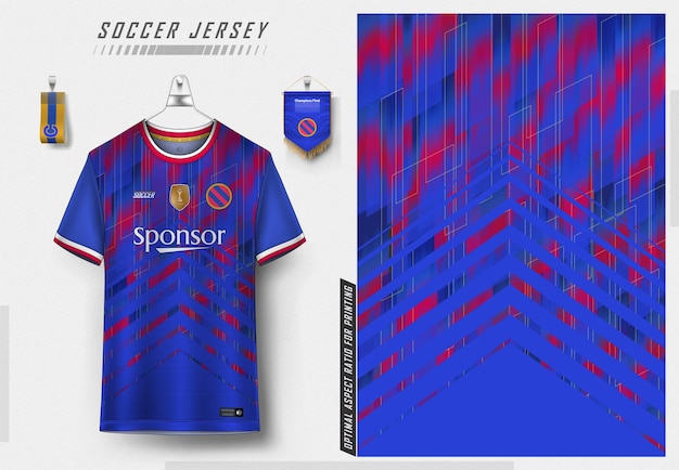 Design della maglia da calcio per il design della maglietta sportiva a sublimazione