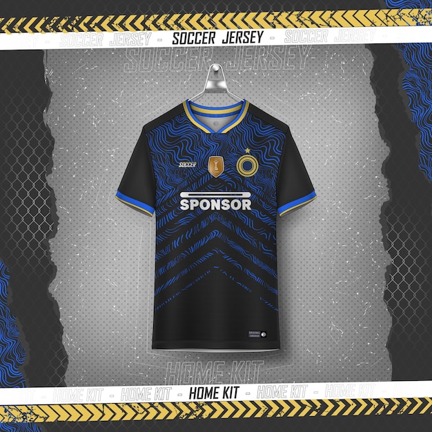 Design della maglia da calcio per il design della maglietta sportiva a sublimazione