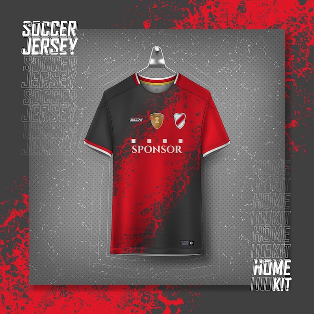 Premium Vector | Soccer jersey design for sublimation, sport t shirt design