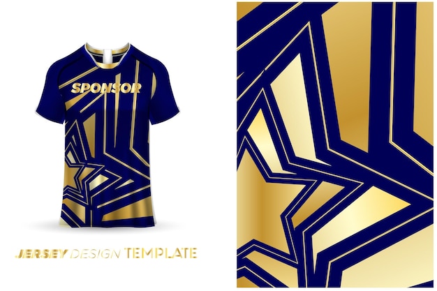 Vector soccer jersey design for sublimation sport t shirt design