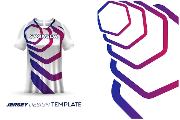 Дизайн футбольной майки для сублимационной спортивной футболки