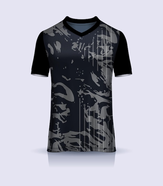 Vector soccer jersey design for sublimation sport t shirt designtshirt mockup abstract line sport jersey