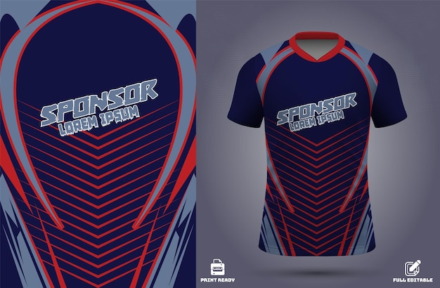 Vector soccer jersey design for sublimation or sports t shirt design