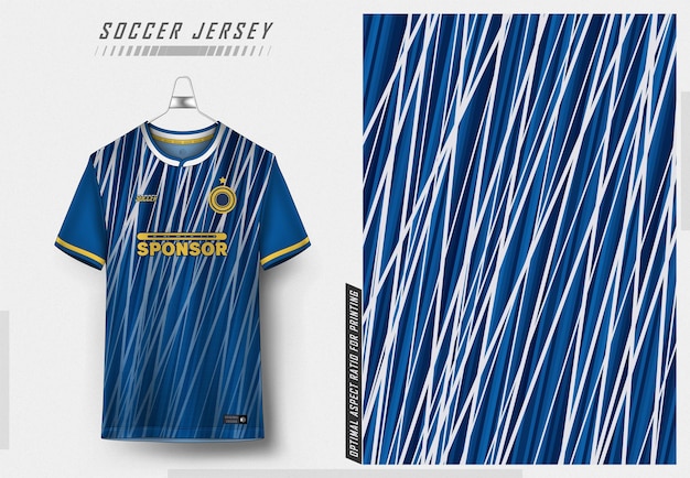 Design della maglia da calcio per la sublimazione