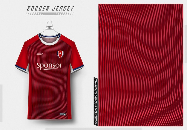 Soccer jersey design for sublimation