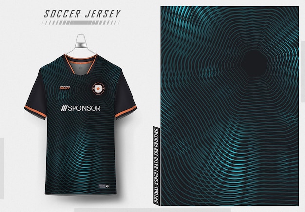 Soccer jersey design for sublimation