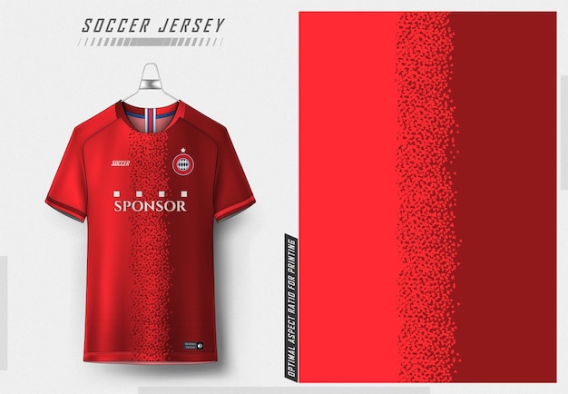 Design della maglia da calcio per la sublimazione