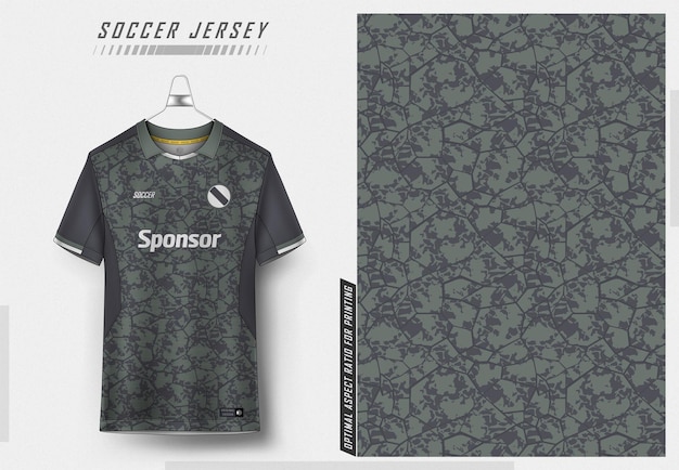 Soccer jersey design for sublimation