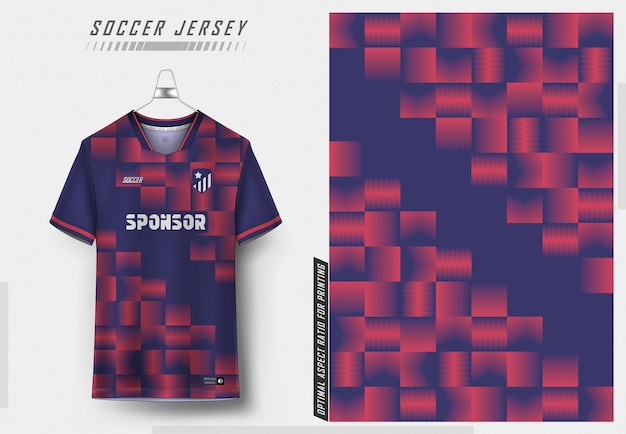 Design della maglia da calcio per la sublimazione