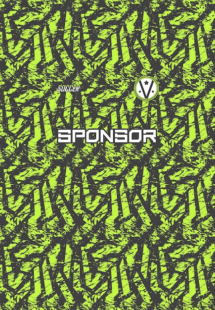 Vector soccer jersey design for sublimation